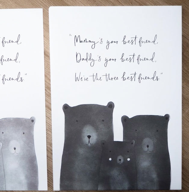 3 Bears Print Sample Sale - A4,