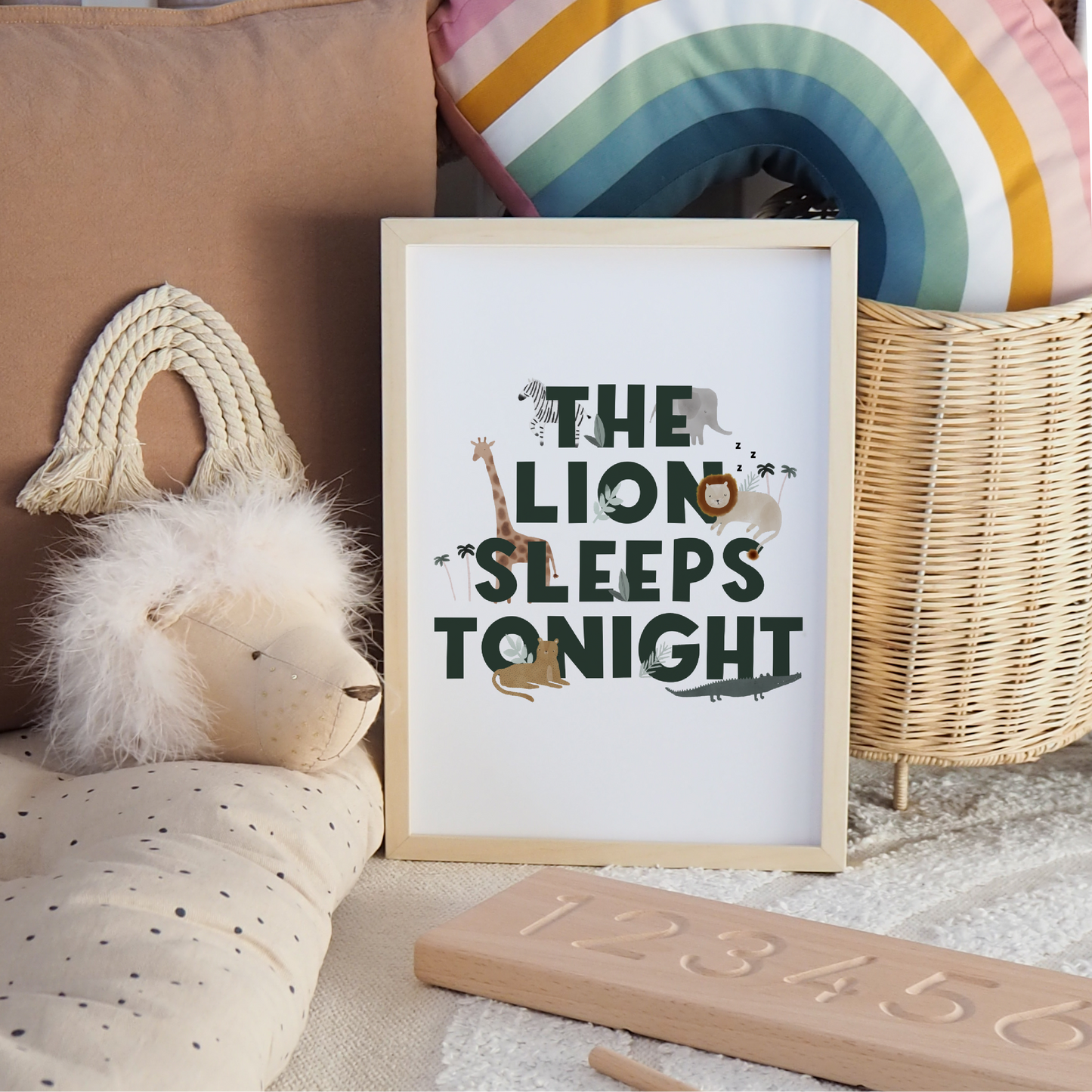 The lion sleeps tonight print Sample Sale - A4
