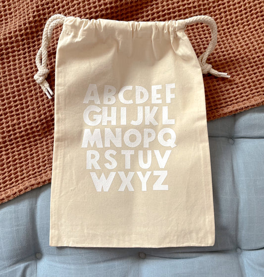 Alphabet Bag - more colours and sizes available