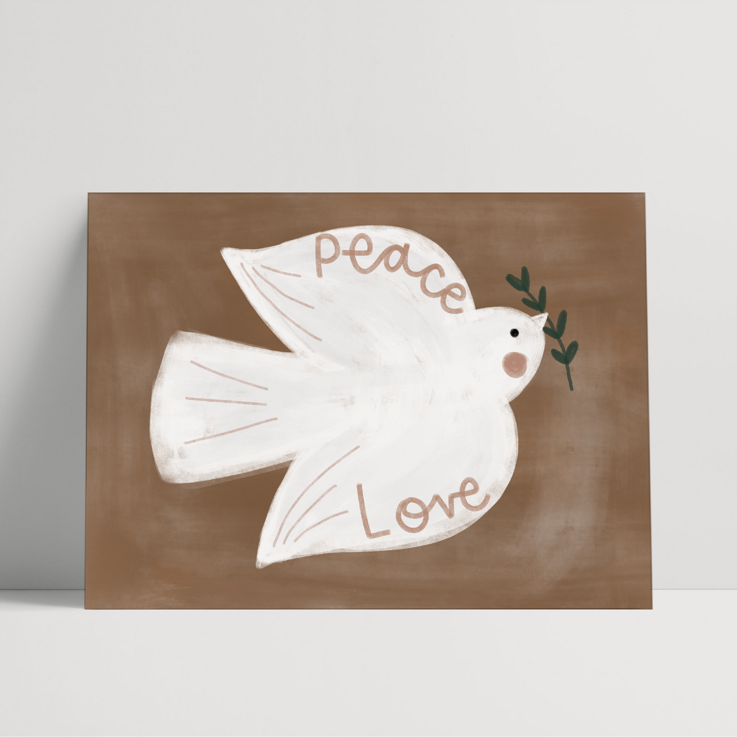 Peace Bird Rust Sample Sale - A4