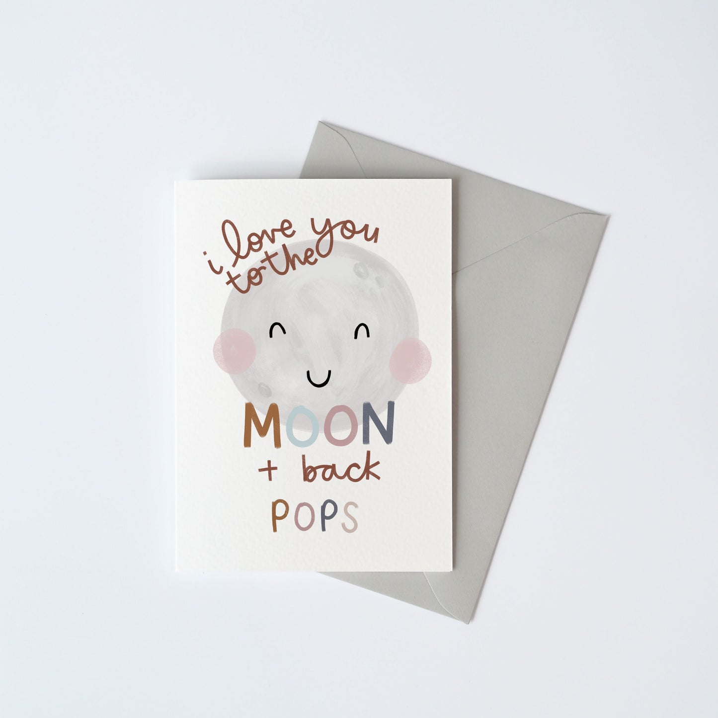 I Love You To The Moon And Back Card - can be personalised