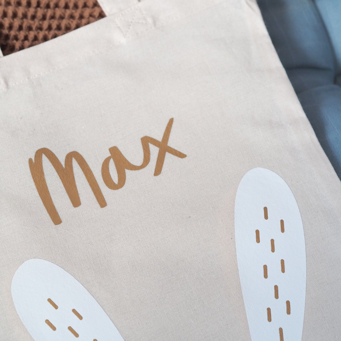 Personalised Easter Bunny Bag - Perfect for Easter Egg Hunts